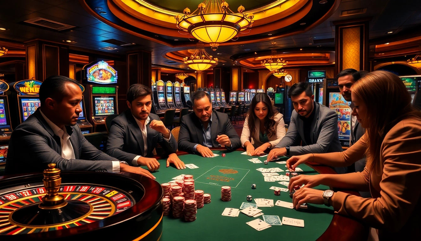 Experience the thrill of casino en ligne france légal with vibrant roulette tables and poker games.